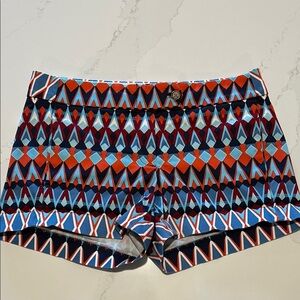 J. Crew Colorful Patterned Shorts Size 0